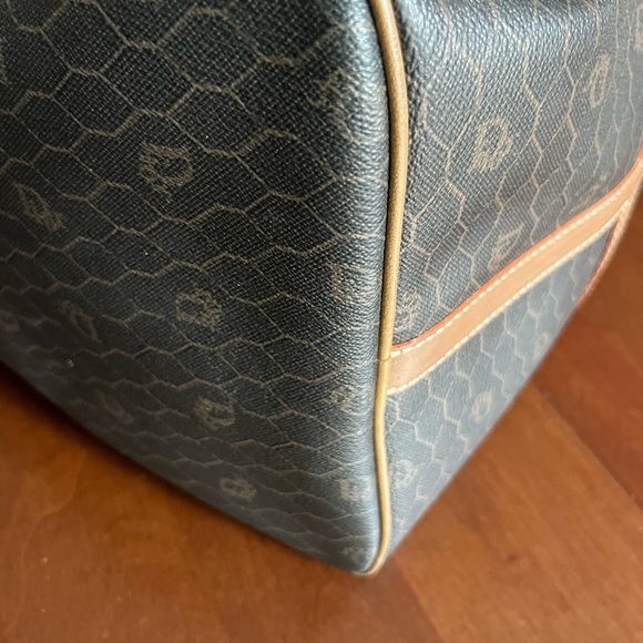 Authentic Vintage Christian Dior Honeycomb Tote w Dior Lock &Key EUC - Picture 10 of 16